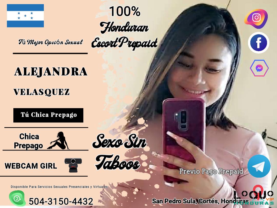 Putas Cortés: Chica Prepago Internacional Vip Alejandra Velasquez hondureña 504-3150-4432